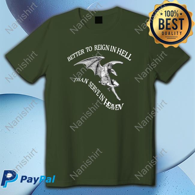 SatanicTemple Better To Reign In Hell Than Serve In Heaven Tee