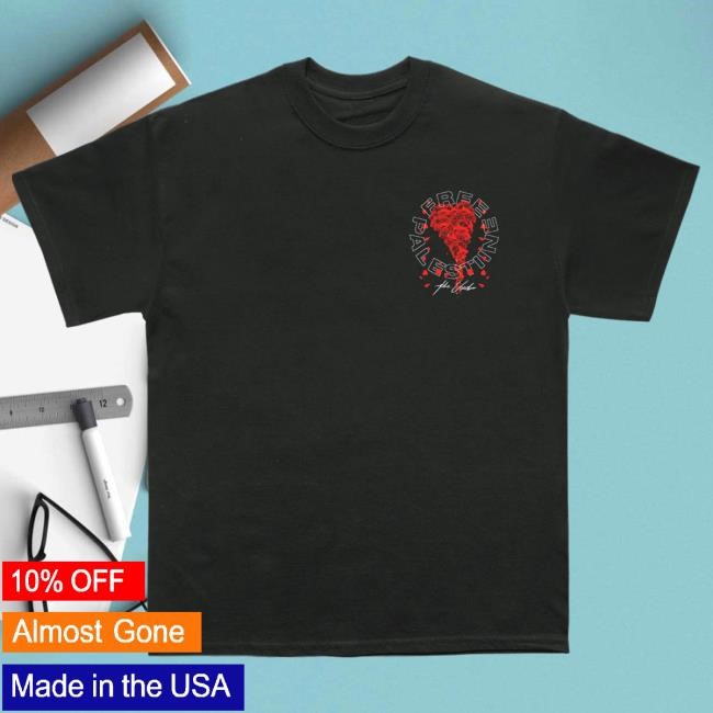 Official The Used Shop Merch Free Palestine Hot Shirt