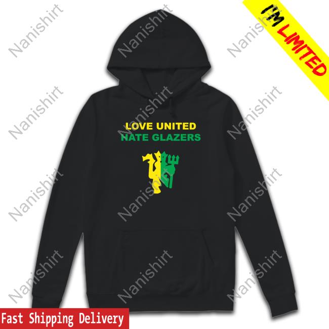 Official Love United Hate Glazers T-Shirt Gaynor Hammond