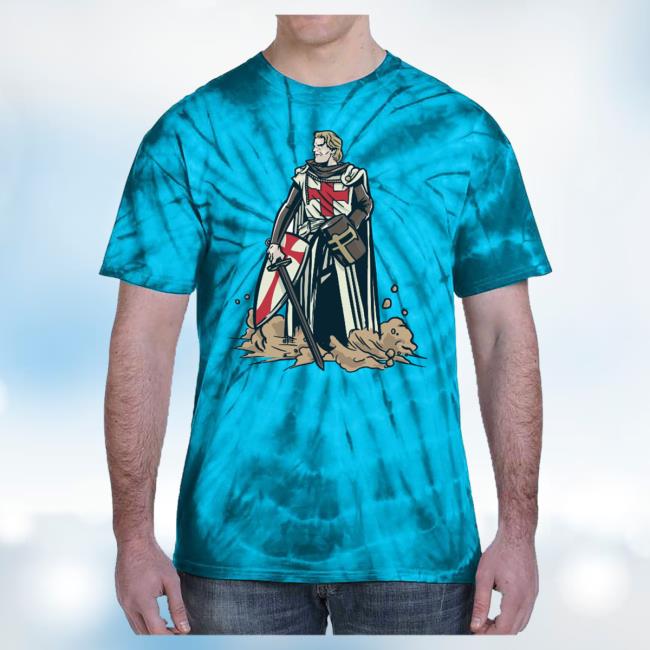 Official Tee Shirt Palace Serious Knight Tie Dye Unisex Hot Shirt Turquoise Teeshirtpalace