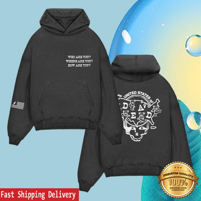 Grateful Dead Merch United States Of Dead Hoodie