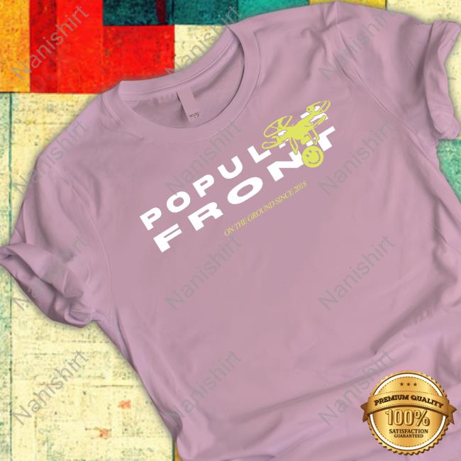 Popular Front Shop On The Ground Since 2018 Crewneck Sweatshirt