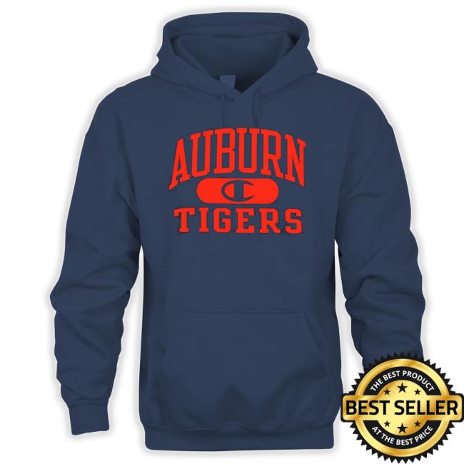 NCAA Shop Champion Auburn Tigers Arch Pill T Shirt