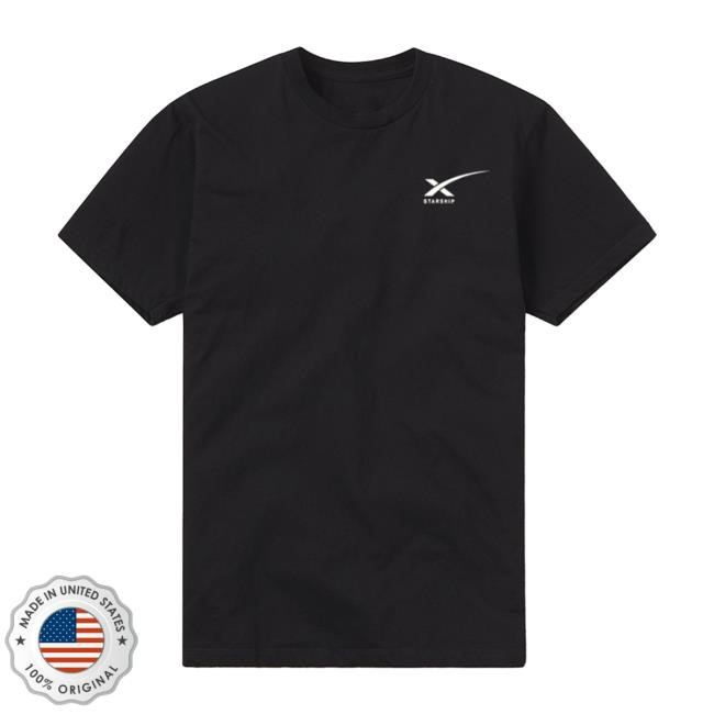 Official Spacex Store Merch Unisex Starship Flight 3 Top Shirt