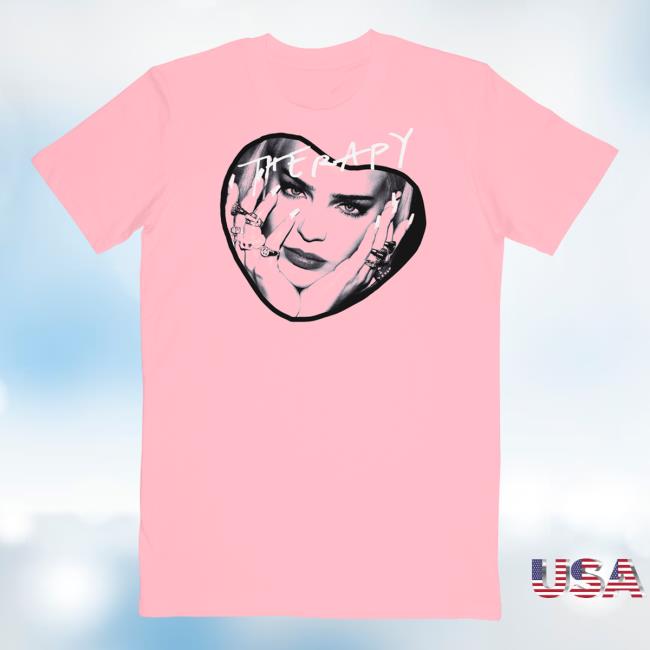 Official Anne-Marie Merch Store Anne Marie Therapy Photo Heart Shirt 2024 Pink Anne - Marie Apparel Clothing Shop AnneMarie