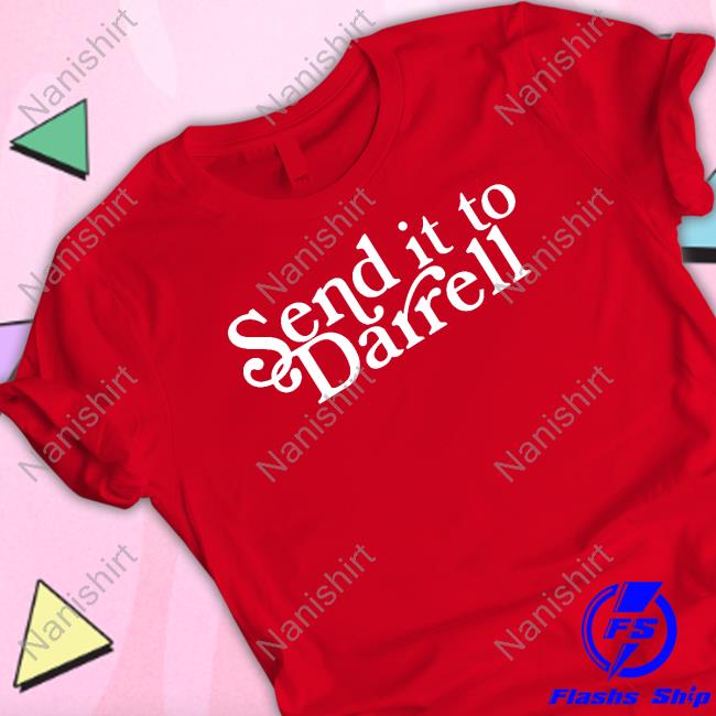 Lala Kent Merchandise Send It To Darrell Black Hooded Sweatshirt Shoplalakent