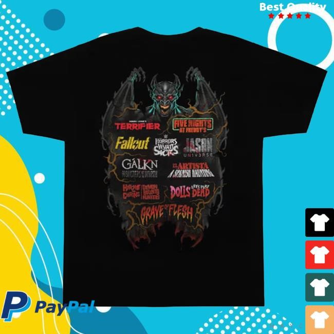 Official Halloween Horror Nights 2025 House Adult T Shirt Official Halloween Horror Nights 2025 House Adult Shirts