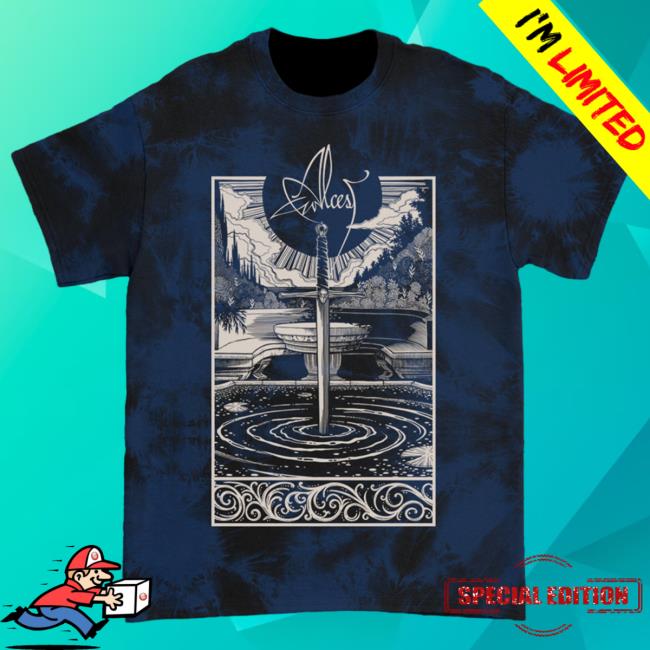 Official Kings Road Merch Store Alcest Spiritual Logo Attractive Shirt (Navy Dye) Alcest Kings Road Shop