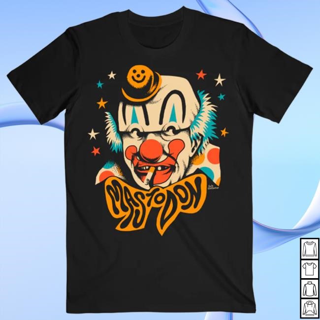 Official Mastodon Rocks Merch Store Mastodon Sweet Smokey The Clown Hot Shirt