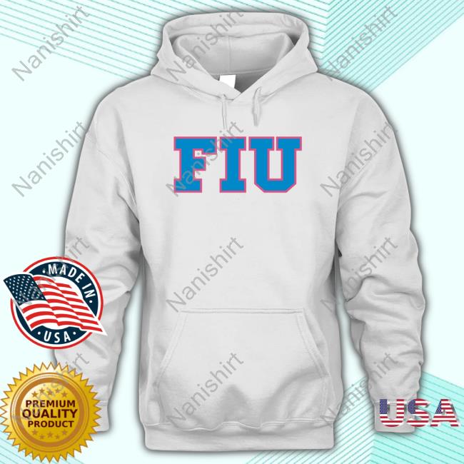 Florida International University True Spirit Shop Merch Men's Champion White Florida International University SP Vice Game Basic Tee