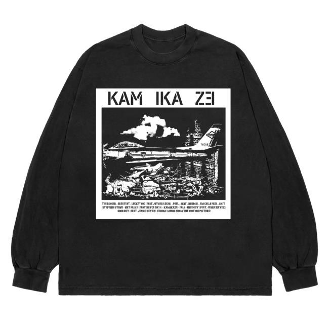 Official Eminem Online Store Merch | Kamikaze Rubble Long Sleeve Shirts - Official Eminem Online Clothing Shop