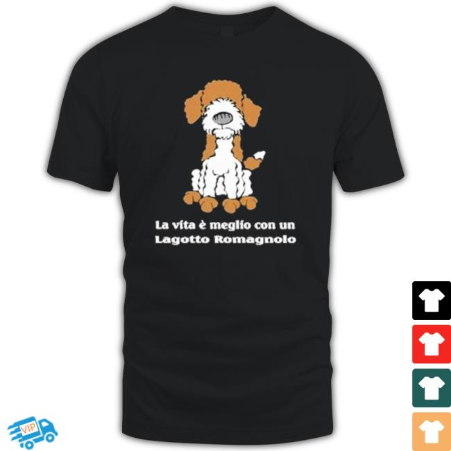 Premium La Vita È Migliore Con Un Lagotto Romagnolo Hoodie