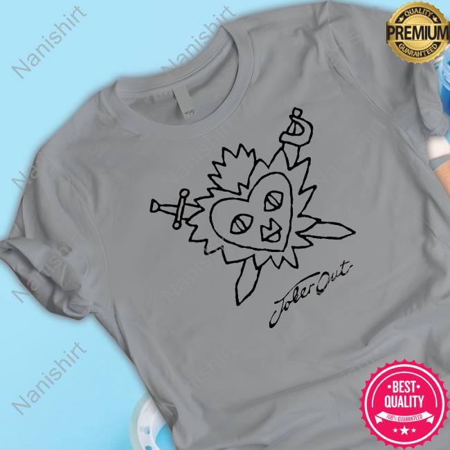 Joker Out Merch Heart Grey Tee Jokeroutband