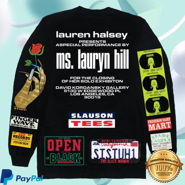 Lauryn Hill Mlh X Lauren Halsey LS Tee Neon | Lauryn Hill Store Official