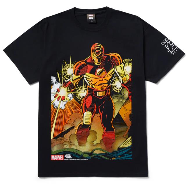 Official Huf X Avengers I Am Iron Man Top Shirt