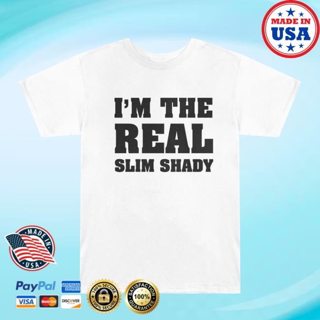 I'm The Real Slim Shady Short Sleeve Shirt - Official Eminem Online Store