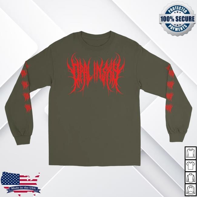 Opal In Sky "Deathcore" Men’S Long Sleeve Tshirt