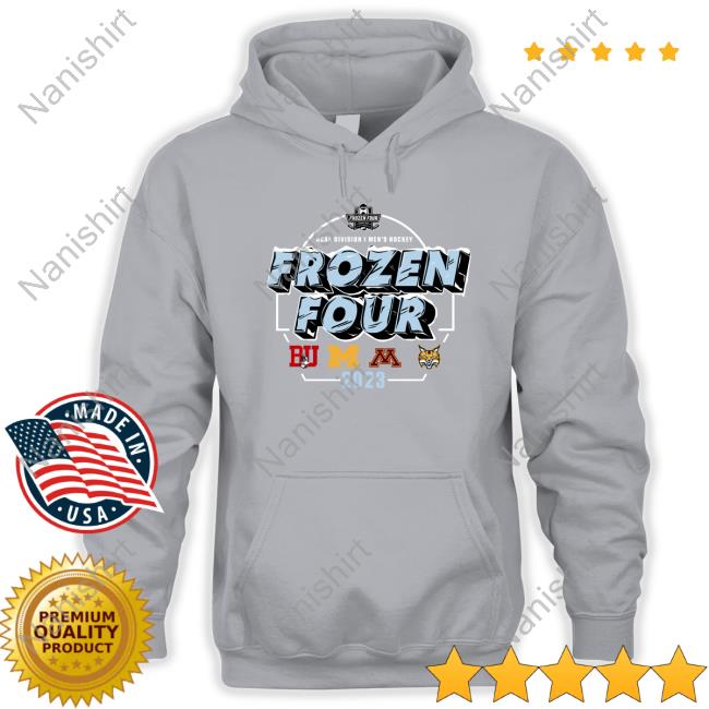 Official Fanatics 2023 NCAA Frozen Four Ice Hockey Long Sleeve T Shirt