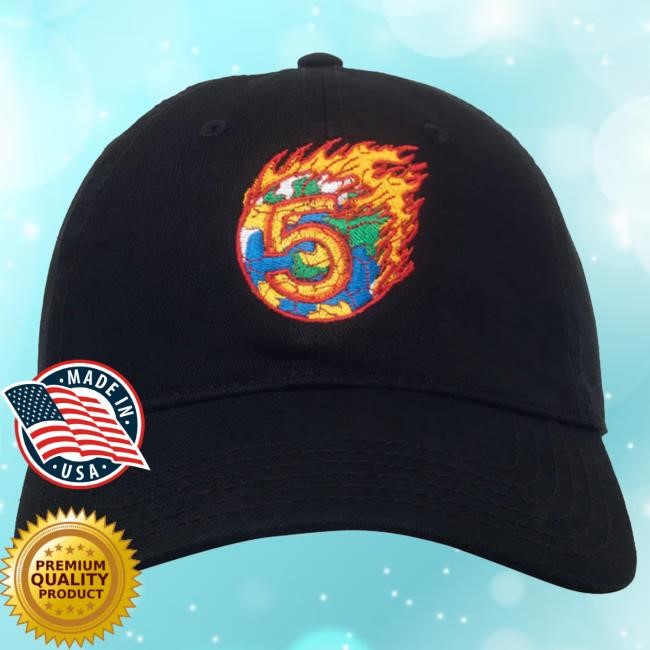 Official Channel 5 Store On Fire | Black Dad Hat Cap Channel5