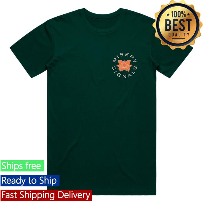 Official 24Hundred Merch Misery Signals Flower Shirt