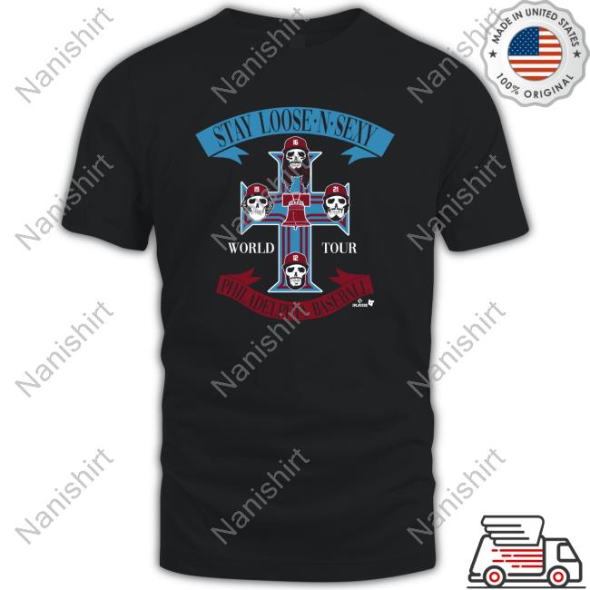 Brandon Marsh | Stay Loose N Sexy World Tour Philadelphia Baseball Tees | BreakingT