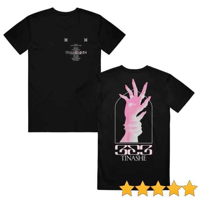 Official Tinashe Merch Store Tinashe 333 Hand Black Shirt