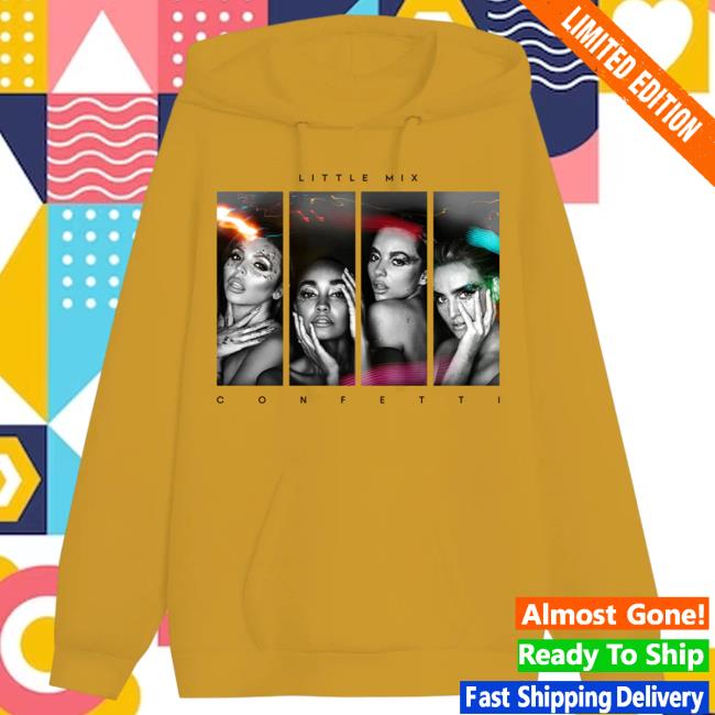 Official Little Mix Merch Store Shop Little Mix Confetti Strips Popover Hoodie