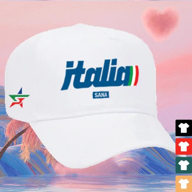 Official Sana Detroit Clothing Store Shop Italia Trucker - White Hat Sanadetroit