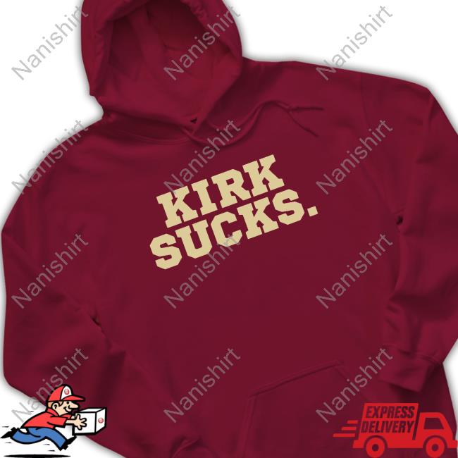 Official Madison Social Merch Kirk Sucks Bold T-Shirt Madison Social Tallahassee