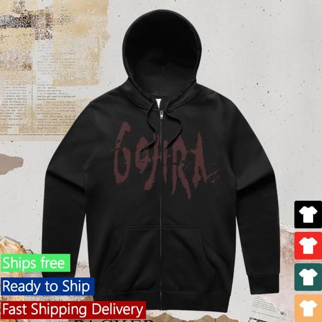 Official Gojira Merch 2025 Logo Zip Up Hoodie