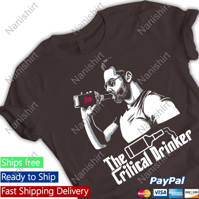The Critical Drinker Godfather Drinker T Shirt