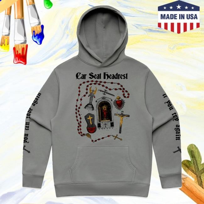 Official Car Seat Headrest Rosary Hooded Sweatshirt (From Gov Ball)