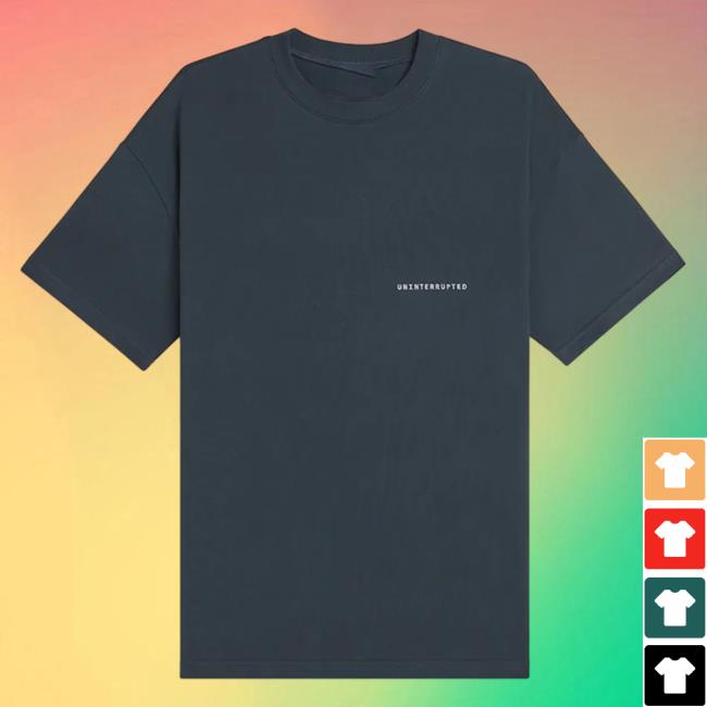 Official Maverick Carter Uninterrupted Clothing Store Shop Fundamentals Shirt True Navy Mavcarter