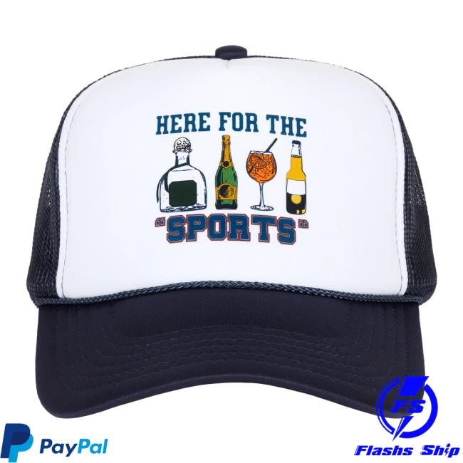 Here For The "Sports" Trucker Hat – Unwell Shop | Call Her Daddy