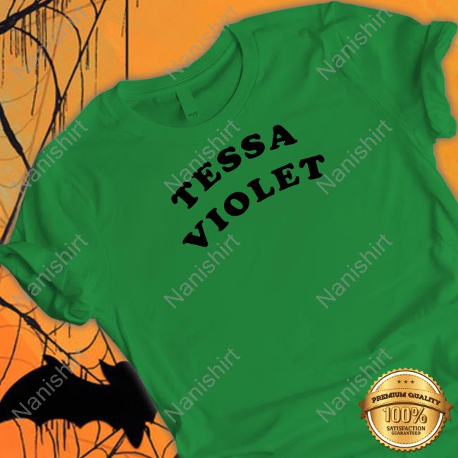 Official Tessa Violet Merch Tessa Violet Arched Letter T-Shirt