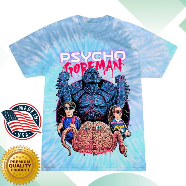 Official Cavity Colors Psycho Goreman Monster Mashi 3D Tie Dye Tee Shirt Cavitycolors