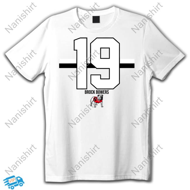 Breakingt Merch Georgia Football Brock Bowers 19 Shirt