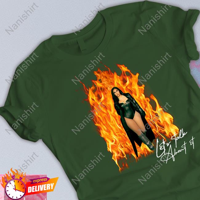 Queen Naija Let's Talk About It Flame Tee