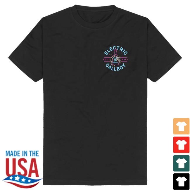 Official Electric Callboy Merch Electric Callboy UK Exclusive Cheers New Shirt