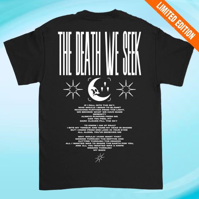 Currents TDWS Tracklist Shirt Currents Band Merch