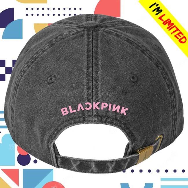Deadline Tour Merch BLACKPINK Washed Distressed Hat | Blackpink Official Merch Store
