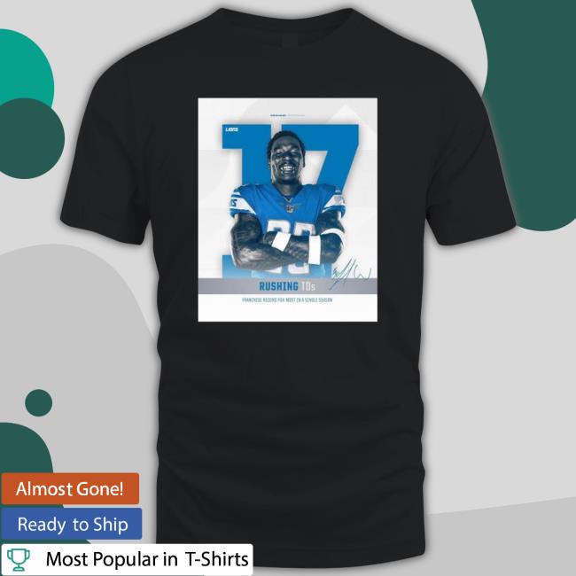 Jamaal Williams Detroit Lions Of The National Football League 2023 T-Shirt