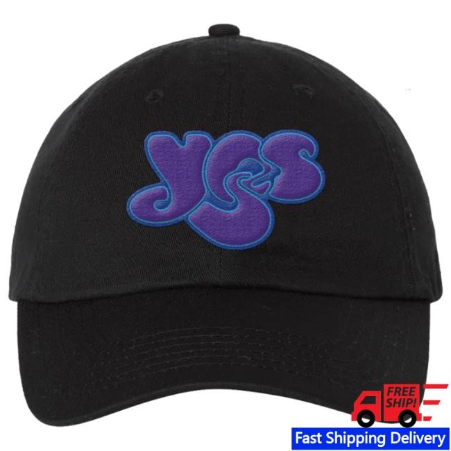 Yes Official Store Purple Logo 2024 Tour Black Cap