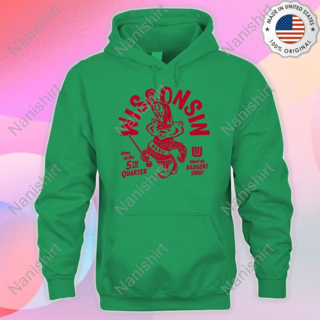 Homefield Merch Wisconsin Badgers 5th Quarter Hoodie