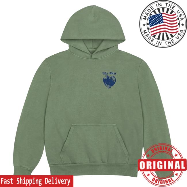 Official Iamunwell Hot Mess, It's A Lifestyle Hooded Sweatshirt (Green)