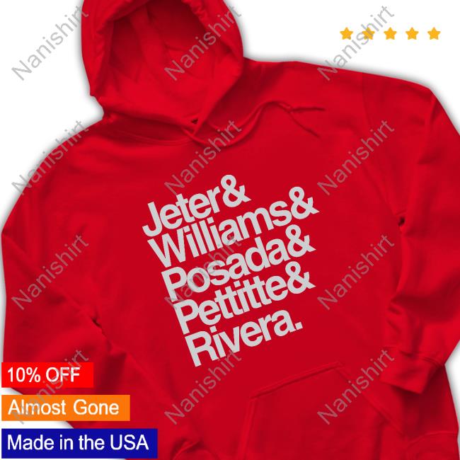 Official Ny Evil Empire Jeter & Williams & Posada & Pettitte & Rivera Crewneck