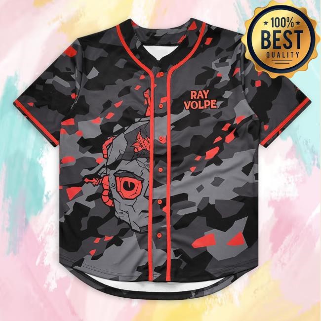 Kt8 Merch Ray Volpe - Black and Red Camo Jersey New Shirt