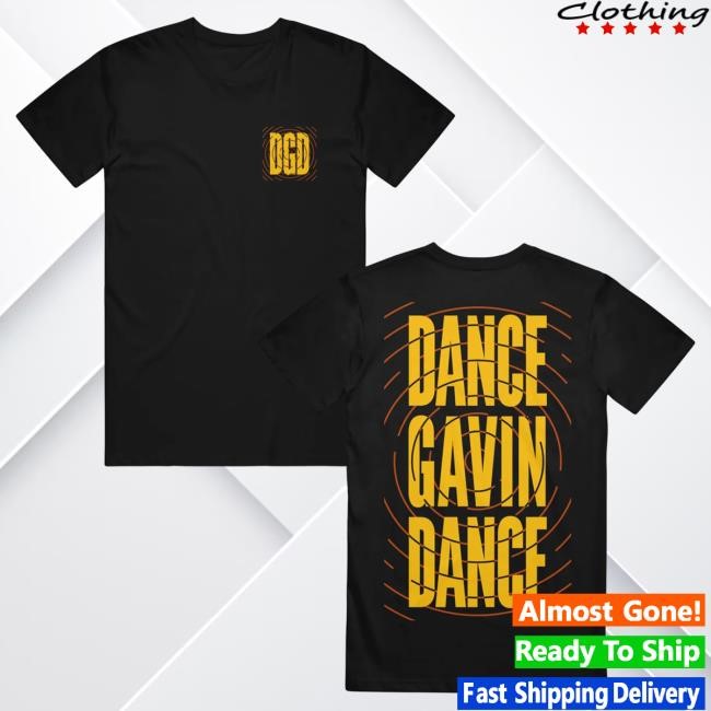 Official Dance Gavin Dance Merch Radial - Black Attractive Shirt DanceGavinDance