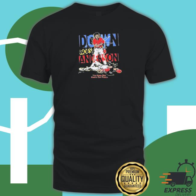 Official Tom Hamilton Down Goes Anderson Tim Anderson Jose Ramirez Shirt