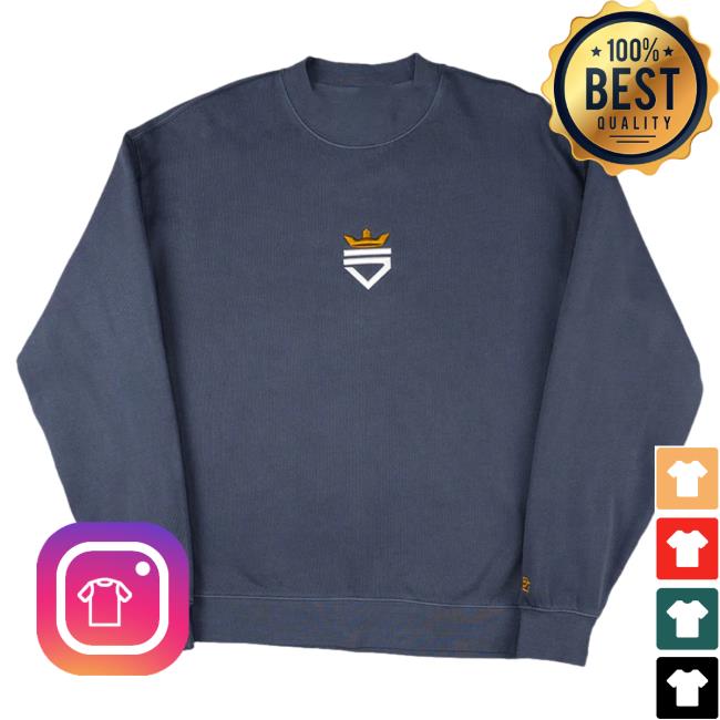 Official Optic Gaming Merch Store Optic Gaming Scump Essentials Logo Crew neck Sweatshirt - Blue Navy Optic Gaming Apparel Clothing Shop OpticGaming